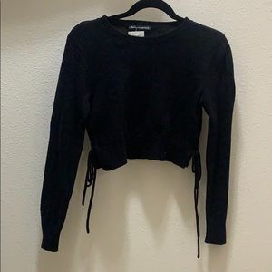 Crop sweater